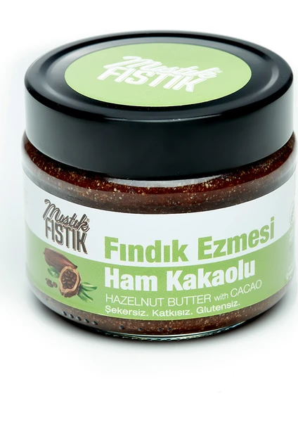 Mıstık Fıstık Ham Kakaolu Fındık Ezmesi 200 gr