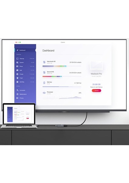 Usb-C Input Dp Output 4K Dönüştürücü Adaptör 60H