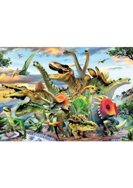 Educa Puzzle 500 Parça Dinozor 17961