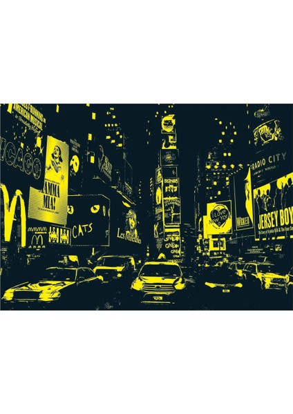 1000 Parça New York Tımes Meydanı Neon 18499 modelleri