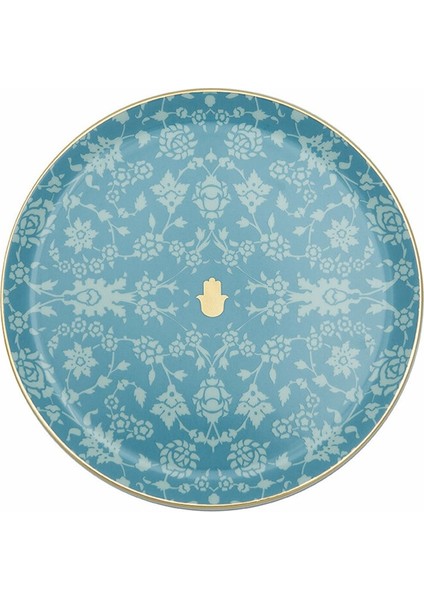 Glamorous 4'lü Düz Tabak Seti 24 Cm Porselen Malzeme ile Şık Desenler modelleri