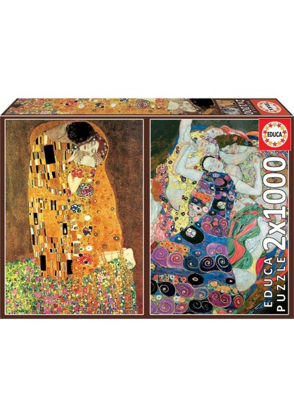 Puzzle 2X1000 Gustav Klimt modelleri