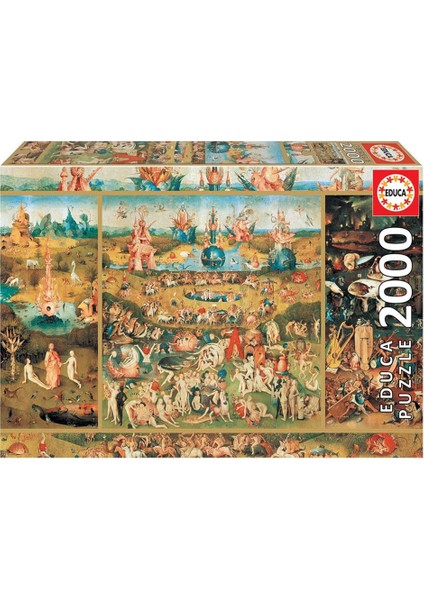 Puzzle 2000 Parça Dünyevi Zevkler Bahçesi 18505