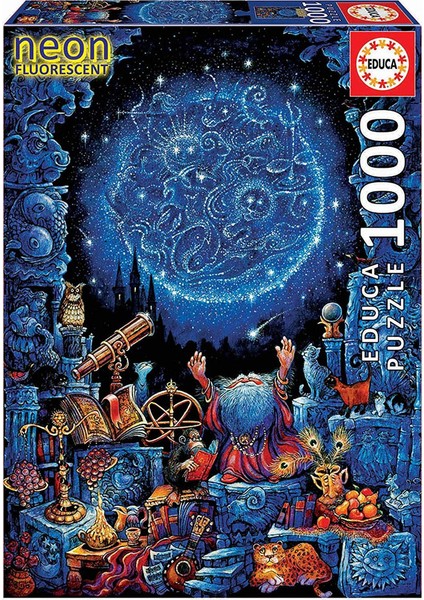 Puzzle 1000 Parça Karanlıkta Parlayan Astrolog Neon 18003 fiyatları