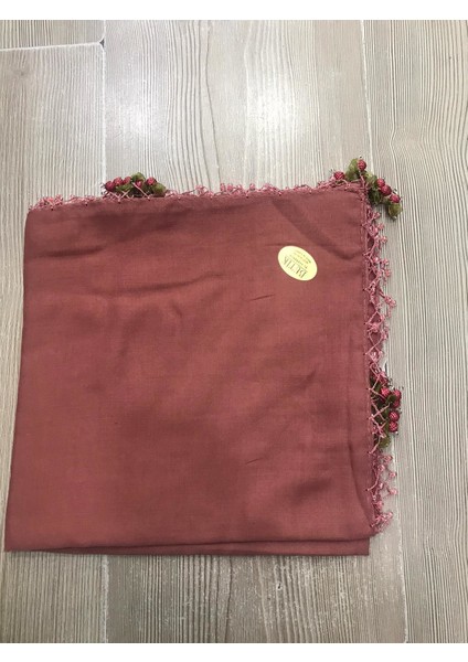 ALLURİNG Kiremit Kiraz Oymalı Boncuklu Yazmalar