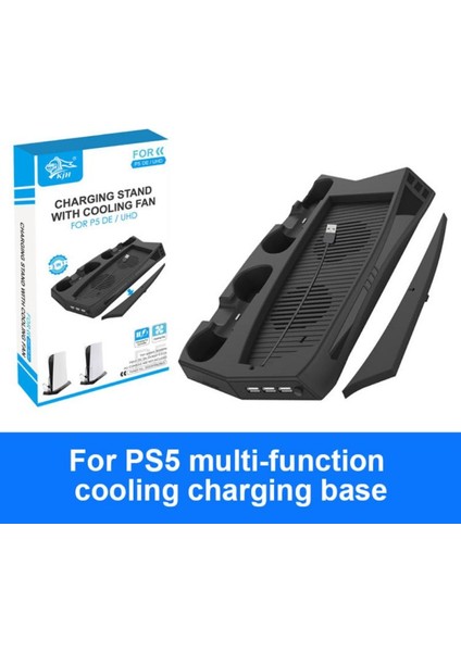 Sony Ps5 Kjh Çok Fonksiyonlu Konsol Fanli Şarj Stand