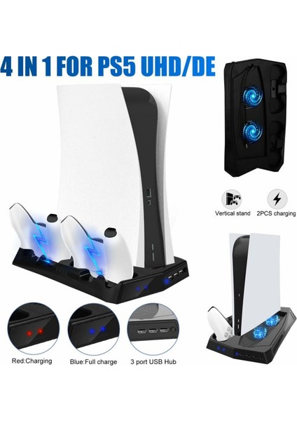 Sony Ps5 Kjh Çok Fonksiyonlu Konsol Fanli Şarj Stand fiyatları