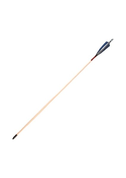 Konuralp Okçuluk Geleneksel Okçuluk - Ahşap Ok (4" Tüylü-76 Cm) 