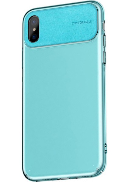 Comfortable Series Apple iPhone Xs Kılıf WIAPIPH58-SS Açık Mavi