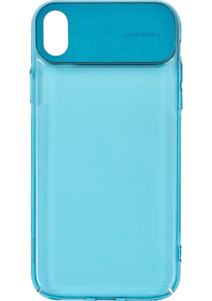 Comfortable Series Apple iPhone Xs Max Kılıf WIAPIPH65-SS Açık Mavi