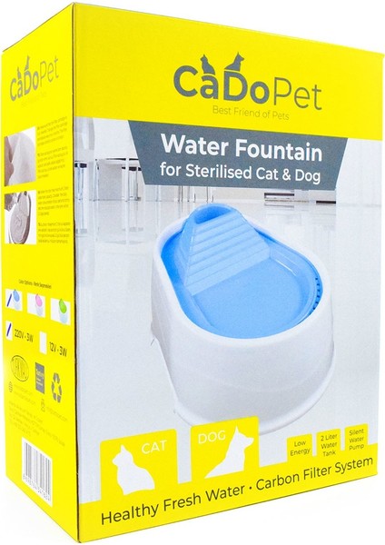 Cadopet Kedi Köpek Için Otomatik Su Pınarı 2 lt Pembe fiyatları
