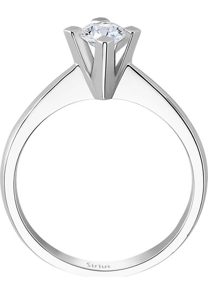 F Renk 0,34 Karat Pırlanta Tektaş Yüzük 0417R0169 modelleri