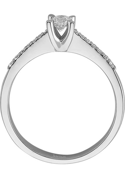 Toplam 0,29 Karat Pırlanta Tektaş Yüzük 0417R0179 modelleri