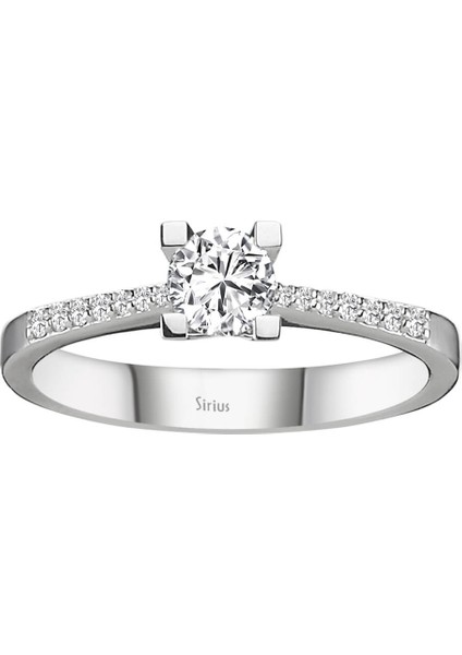 Toplam 0,48 Karat Pırlanta Tektaş Yüzük 0417R0184