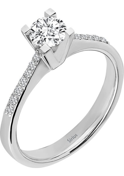 D Renk Toplam 0,64 Karat Pırlanta Tektaş Yüzük 0417R0185 fiyatları