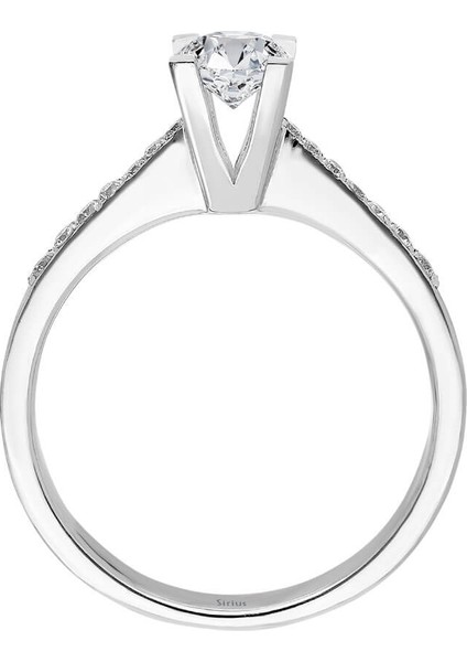 D Renk Toplam 0,64 Karat Pırlanta Tektaş Yüzük 0417R0185 modelleri