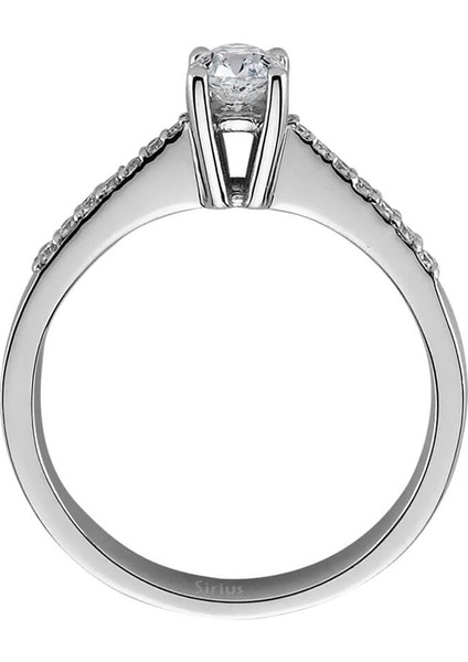 F Renk Toplam 0,45 Karat Pırlanta Tektaş Yüzük 0417R0188 modelleri