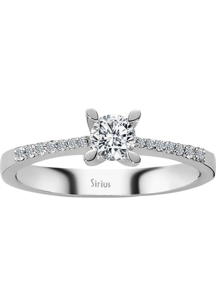 F Renk Toplam 0,39 Karat Pırlanta Tektaş Yüzük 0417R0205