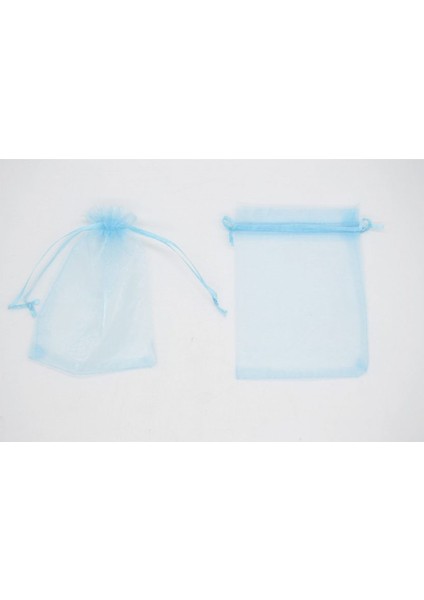 50LI Tül Kese Mavi 12X15CM