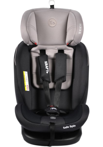 Safe Spin Oto Koltuğu 0-36 kg Light Grİ