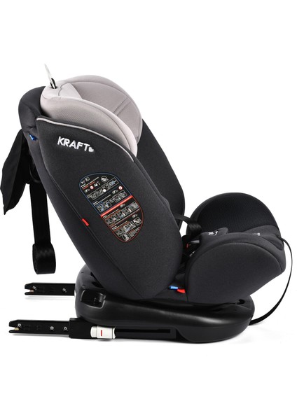 Safe Spin Oto Koltuğu 0-36 kg Light Grİ