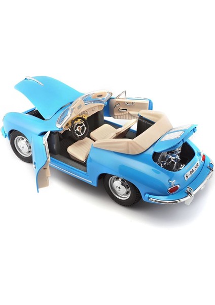 1:18 Porsche 356B Cabriolet 1961 Model Araba