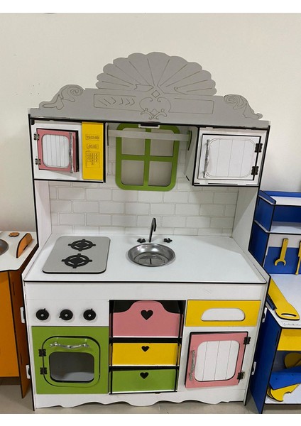 120 x 80 cm Ahşap Mdf Oyun Mutfağı