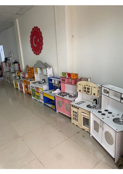 Ahşap Oyuncak Mutfak Seti 100x80