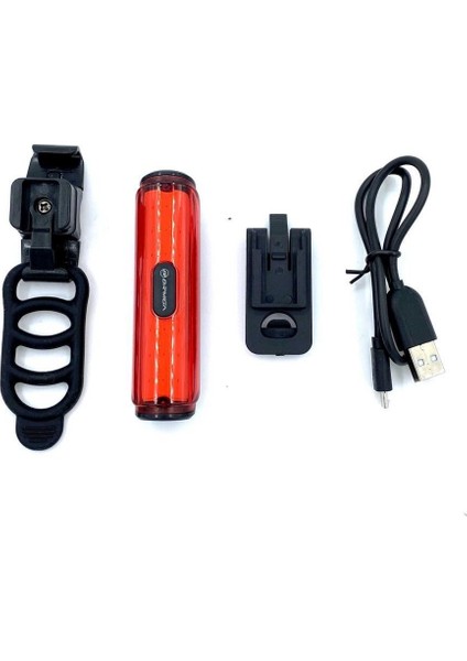 - Briviga EBL-3211 USB Şarjlı 50LM Bisiklet Arka Stop Far