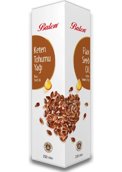 Keten Tohumu Yağı Soğuk Pres 250 ml