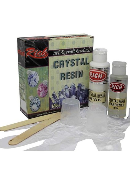 13065 Kristal Şeffaf Reçine Seti