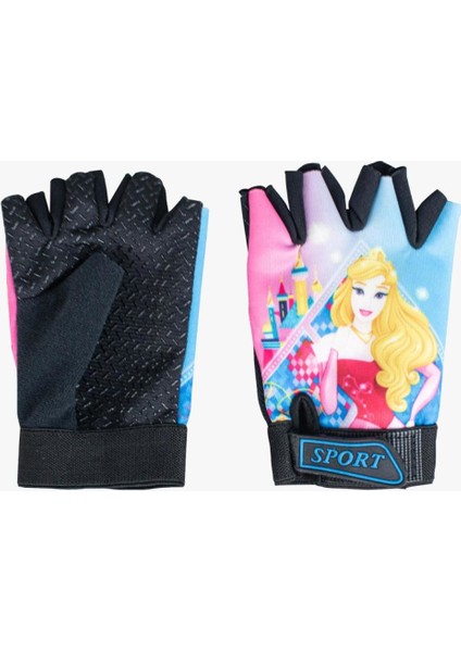 Tex Likralı Karakterli Çocuk Bisiklet Eldiveni Cindyrella modelleri