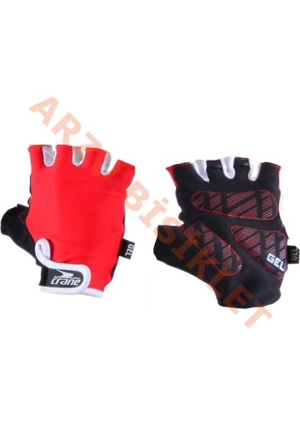 Rectus R-34 Bisiklet Kısa Jelli Eldiven Kırmızı-S