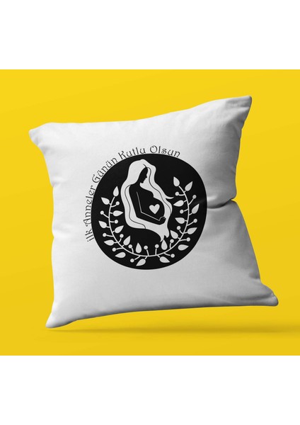 Anneler Günü Özel Anneler Günün Kutlu Olsun Temalı | Saten Yastık