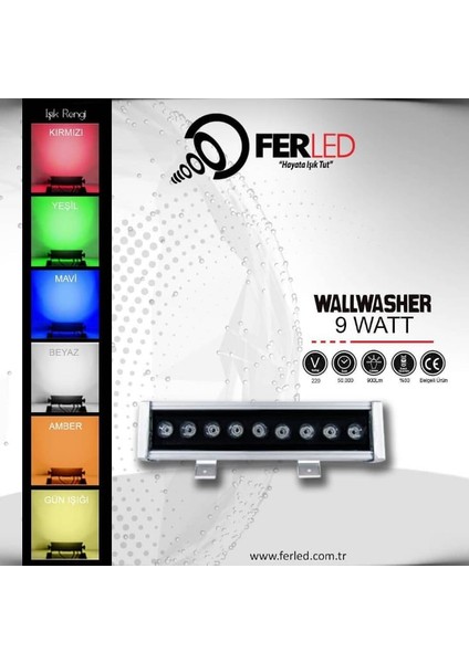 Wallwasher 36W 100CM.