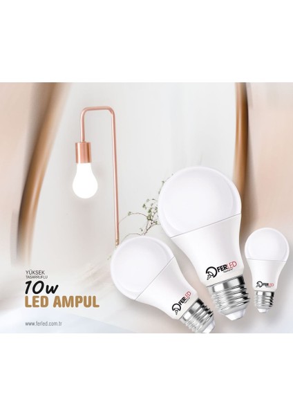 10W LED Ampul Yerli Patentli Ürün Garantili 10 Adet