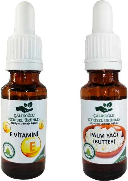 E Vitamini - Palm Yağı (Butter) 2'li Avantaj Paketi 20 ml