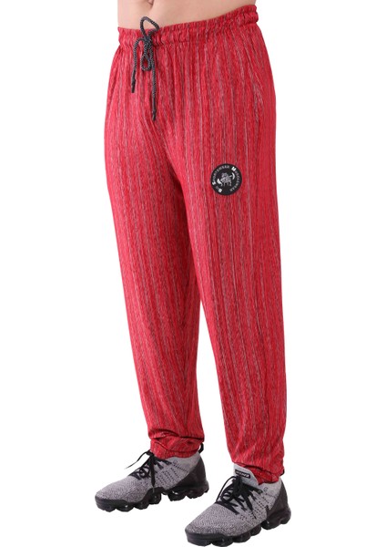 Şalvar Kesim Yazlık Eşofman Altı Kırmızı Big Sam 1183