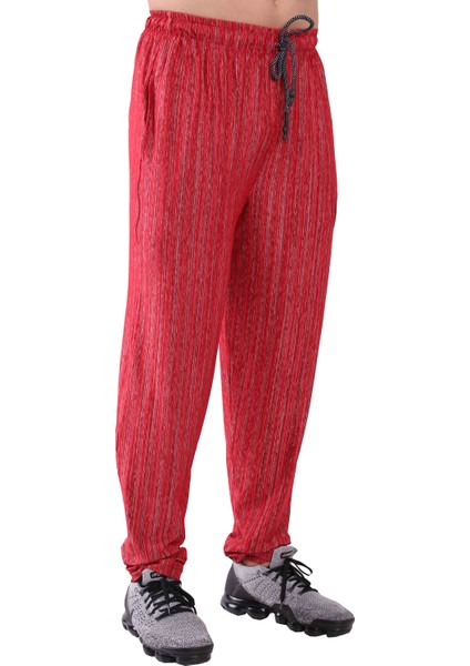 Şalvar Kesim Yazlık Eşofman Altı Kırmızı Big Sam 1183 fırsatları