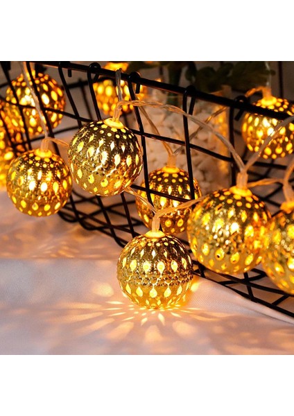 Solar Güneş Enerjili 8 Modlu 5 Metre 10 LED Dış Bahçe Aydınlatma Su Geçirmez