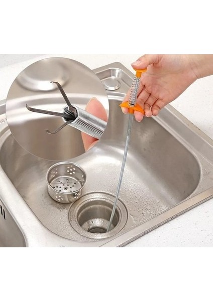 Birdoludükkan Lavabo Tıkanıklığı Açıcı Esnek Tel