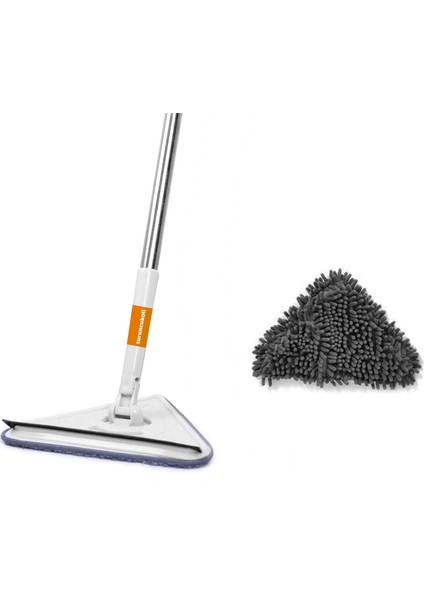 Vip Üçgen Mop Cam Duvar Tavan Fayans Parke Temizleyici Teleskopik Sap Vileda Tablet Mop