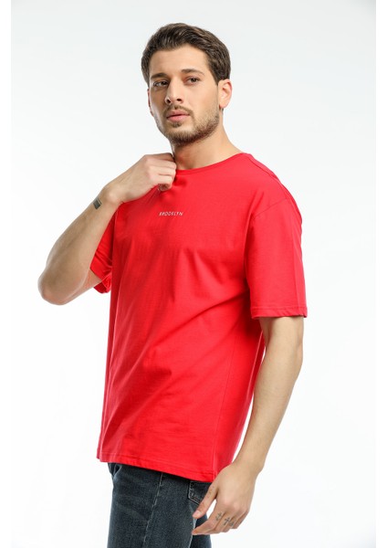 Bisiklet Yaka Oversize Ortada Brooklyn fiyatları