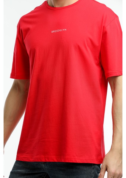 Bisiklet Yaka Oversize Ortada Brooklyn fırsatları