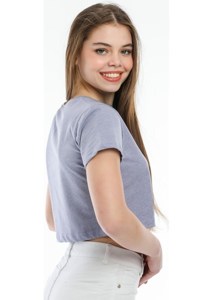 Crop Örme T-Shirt modelleri
