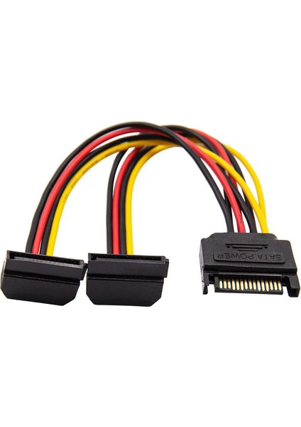 Sata 15-Pin (Erkek) To Dual 90° 15 Pin (Dişi) Kablo fiyatları