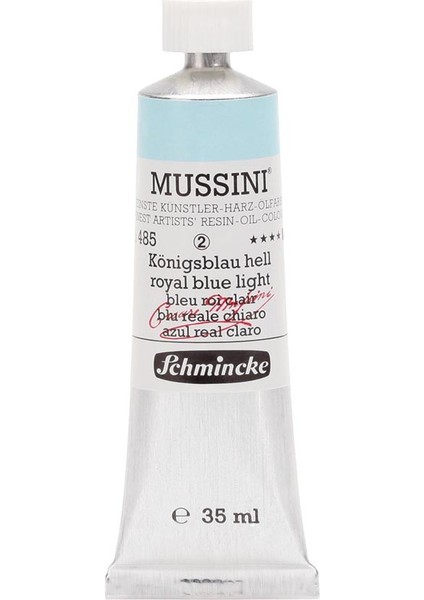 : Mussini : Artist Yağlı Boya : 35 ml : Seri 2 : 485 Royal Blue Light