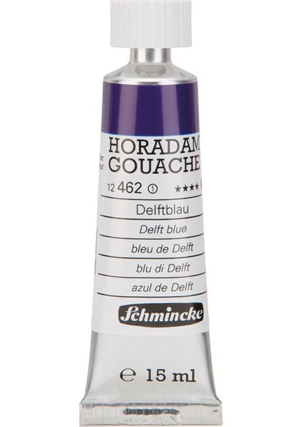 : Horadam Gouache : Artist Guaj Boya : 15 ml : Seri 1 : 462 Delft Blue