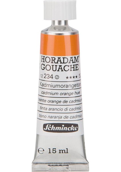 : Horadam Gouache : Artist Guaj Boya : 15 ml : Seri 2 : 234 Cadmium Orange Hue