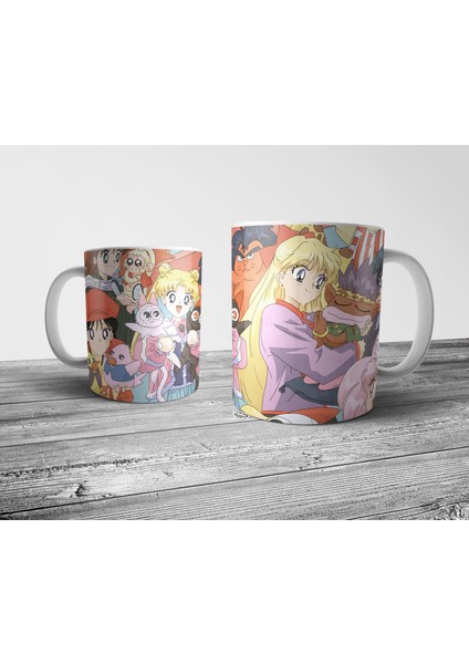 Sailor Moon Ay Savaşçısı Kupa Bardak Model 2